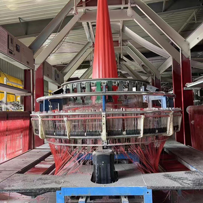 300-400 RPM Universal Digunakan Mesin Loom Lingkaran Untuk Tas Tenun