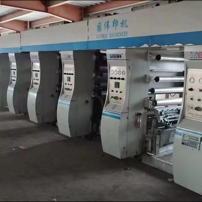 Computer Printing Machine With 5 Colors Automatic Cutting Machine