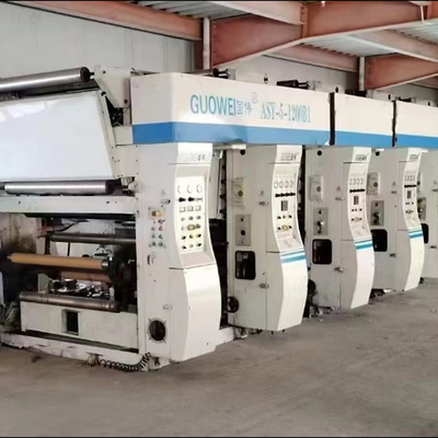 Computer Printing Machine With 5 Colors Automatic Cutting Machine