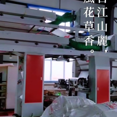 95% Máy in Flexo 8 màu liên tục mới cho túi dệt