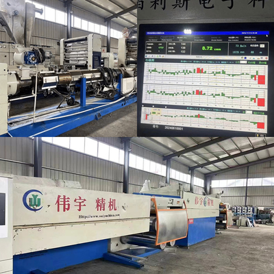 250m/Min 1.3M Second Hand PP Tape Flat Yarn Extrusion Machine Flat Film Stretching Line