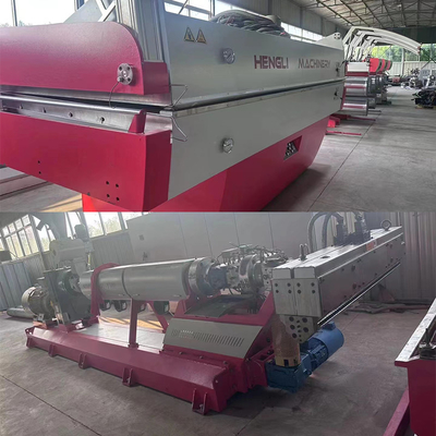 ماشین اکستروژن استفاده شده 1.5M با سرعت بالا ماشین کشش فیلم مسطح PP HDPE خط اکستروژن نخ مسطح