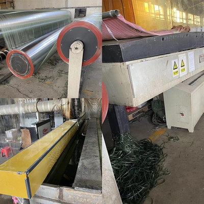 4500kg/24hours Used Plastic Drawing Machine Polypropylene Flat Yarn Tape Extrusion Line