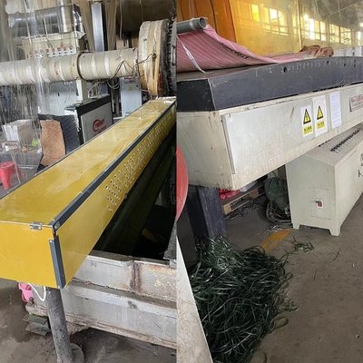 4500kg/24hours Used Plastic Drawing Machine Polypropylene Flat Yarn Tape Extrusion Line