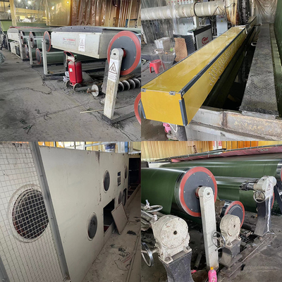 4500kg/24hours Used Plastic Drawing Machine Polypropylene Flat Yarn Tape Extrusion Line